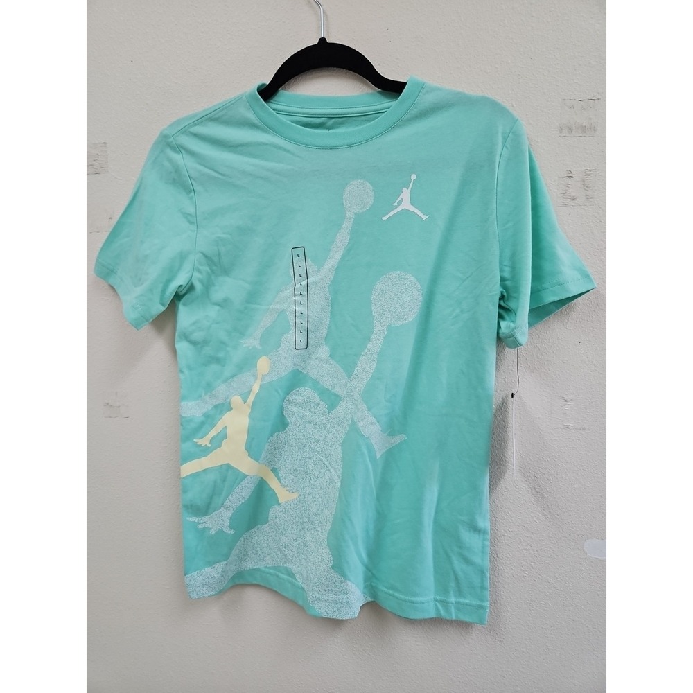 Jordan Kids Emerald Rise Jumpman Graphic T-Shirt 95D119-E8G Size L NWT